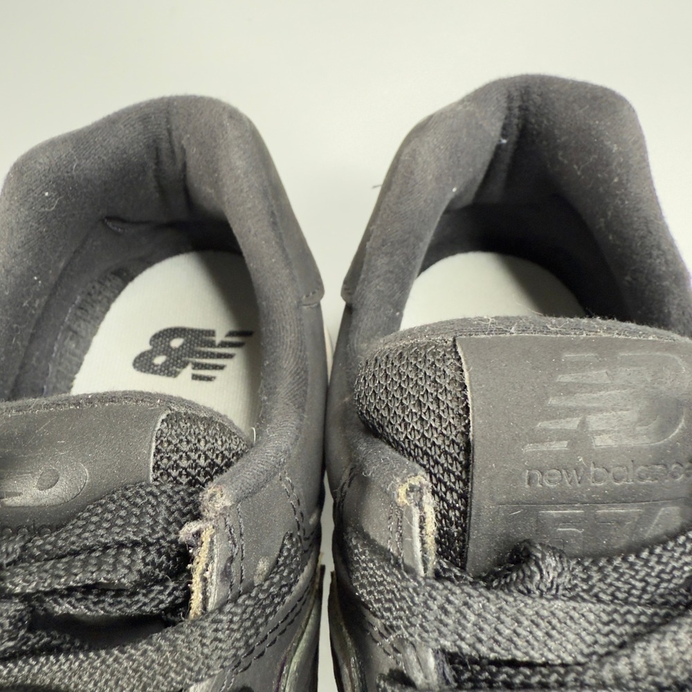 New Balance 574 Womens 6 B Casual Sneaker Black Iridescent Low Lace Up Dad Shoes - Picture 13 of 16